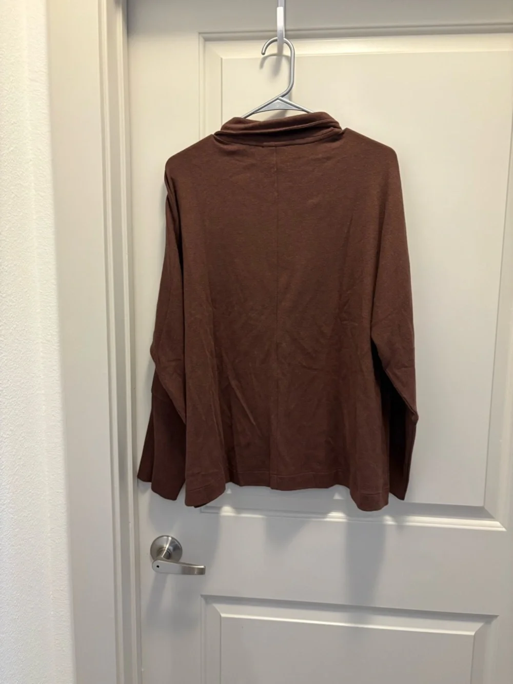 Pact Brown Relaxed Organic Cotton Blazer NWOT Size L - Picture 2 of 5